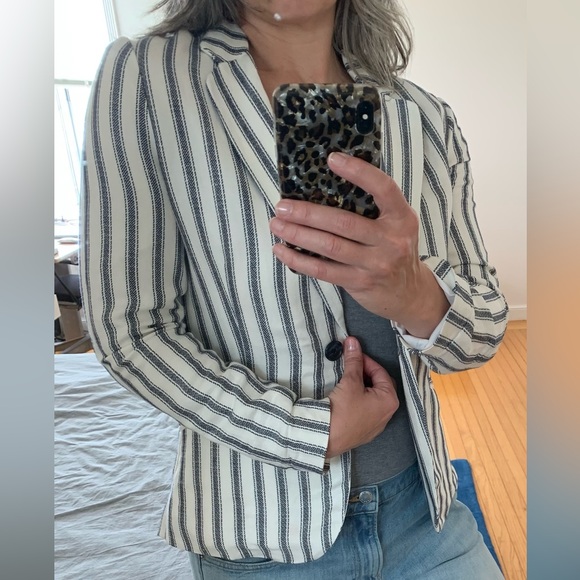 Cute blazer - navy and white - Picture 5 of 5